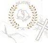 PACKAGE OF IRON ON APPLIQUES (TRANSFERS)
